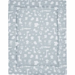 Alvi Manta De Juegos Animal Del Zoo Azul Empolvado 100 X 135 Cm