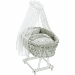 Alvi ® Moisés Completo Birthe White Baby Forest