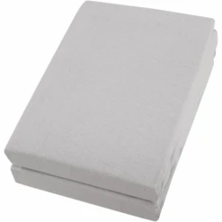 Alvi ® Sábana Bajera Plateado/plateado 70 X 140 Cm 2 Unidades