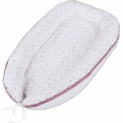 Babybay ® Cuddle Nest White Star Mix Sand /berry