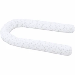 Babybay Protector Para Nido Piqué Estrellas Blancas Gris Perla