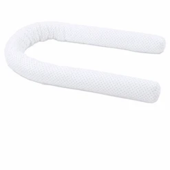 Babybay® Protector Para Nido Piqué Puntos Blanco Gris Perla