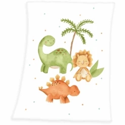 Babybest® Manta De Microfibra Dinos 70 X 100 Cm
