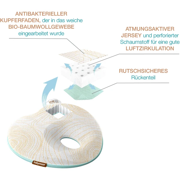 Babymoov El Reposacabezas Lovenest Natural Care - Imagen 4