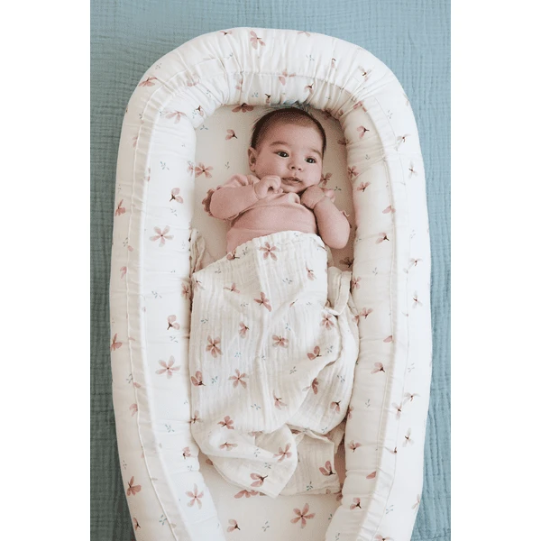 Cam Cam Copenhagen Baby Nest Wind Flower Crema - Imagen 3