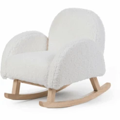 CHILDHOME Mecedora Infantil Teddy White
