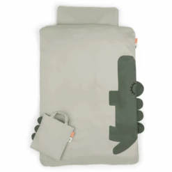 Done By Deer ™ Juego De Cama Junior Sleepy 100 X 140 Cm Croco Green