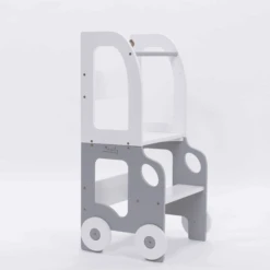 Family-SCL Learning Tower Car Blanco/gris