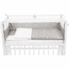 FILLIKID Juego Ropa De Cama Completo Para Cocon Estrellas Gris