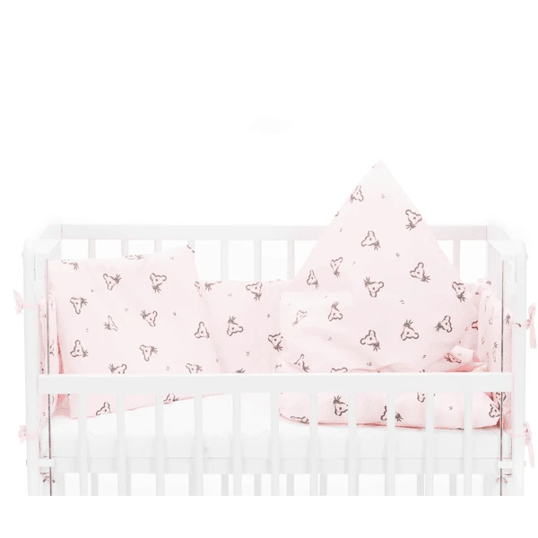 Fillikid Juego Textil Luxe Para Cuna Nino Koala Rosé