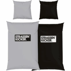 HERDING Ropa De Cama Street Kicker Gris-negro 135 X 200 Cm