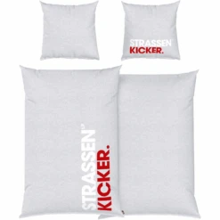 HERDING Ropa De Cama Street Kicker Gris-rojo 135 X 200 Cm