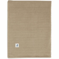 Jollein Manta De Cuna Wiege Pure Knit Biscuit/ Velvet 75x100cm
