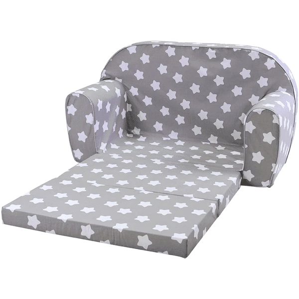 Knorr® Toys Sofa Infantil Stars, Gris/blanco - Imagen 3