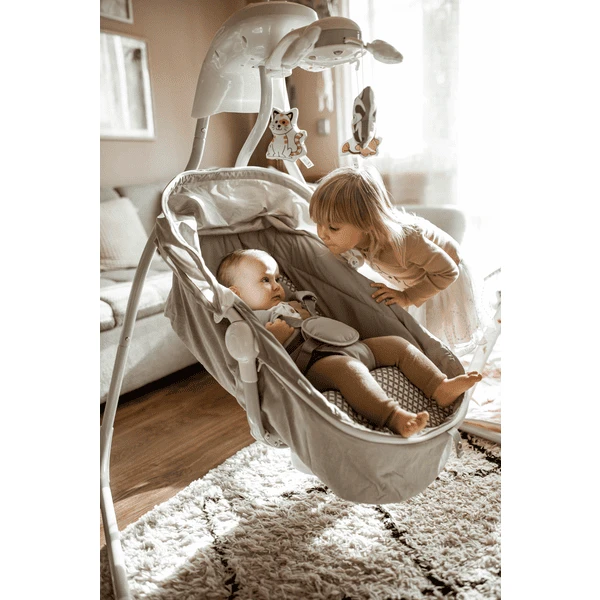 Lionelo Columpio Para Bebés Henny Grey Dove - Imagen 2
