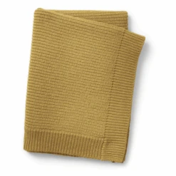 Manta De Lana De Punto Elodie Oro