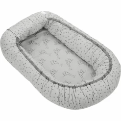 ODENWÄLDER BabyNest Reversible Jirafa Feliz Powder Love