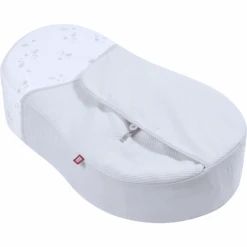 RED CASTLE Cocoonababy®-Fleur De Coton® Cobertura Para Almohada Cuña Forrada En Gris Perla