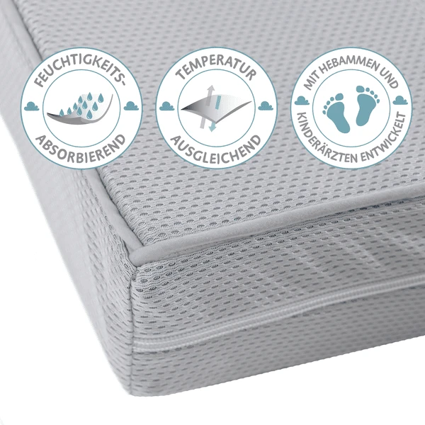 Roba Colchón De Cuna Seguro Para Dormir AIR BALANCE Premiummesh 40x90 - Imagen 4