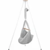 SCHMUSEWOLKE Cuna Colgante Baby Bio Gris Con Tipi Blanco