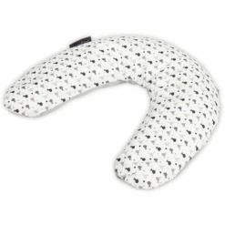 Träumeland Cojín De Apoyo Lateral Gris Pájaros