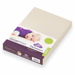 Träumeland Sábana Bajera Jersey Blanco 50 X 100 Cm