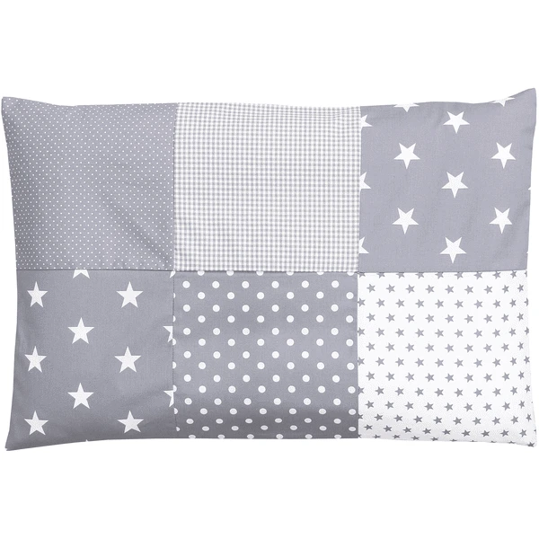 Ullenboom Conjunto De Ropa De Cama Para Niños Estrellas Gris 135 X 100 Cm + 40 X 60 Cm - Imagen 5